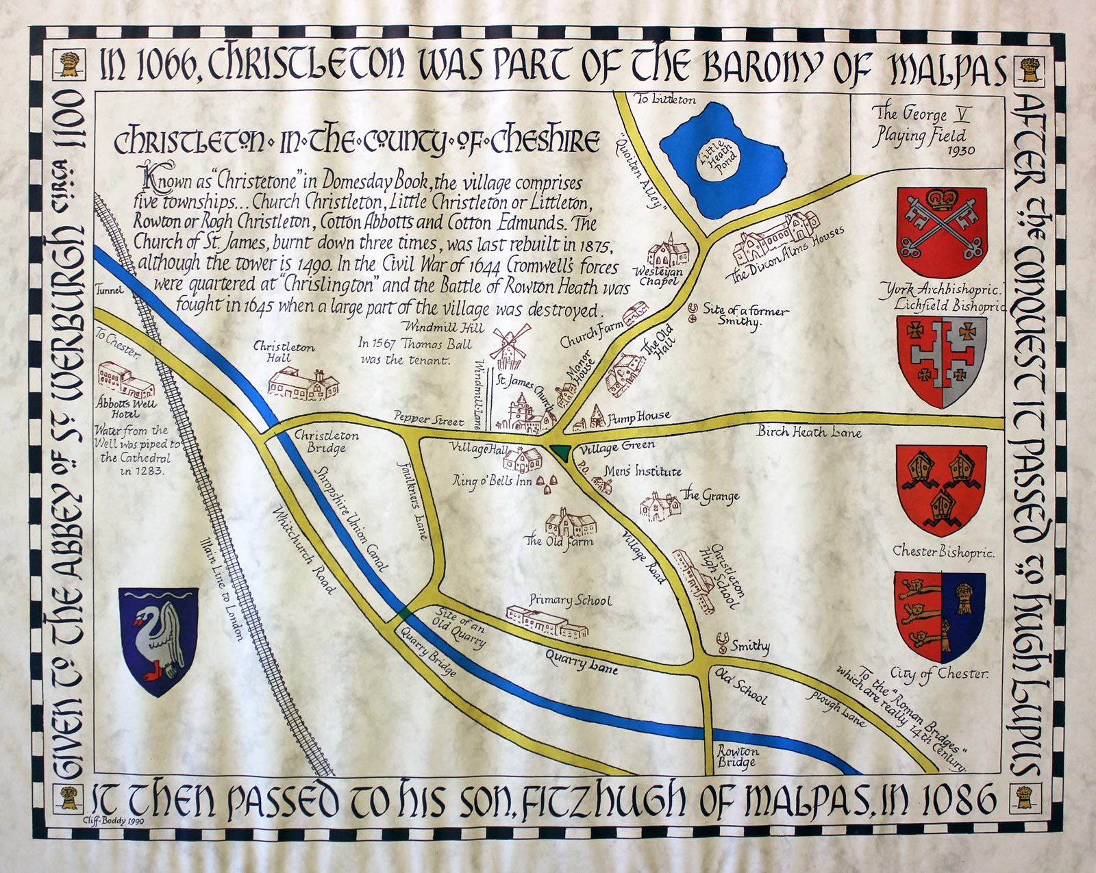 Christleton in 1066