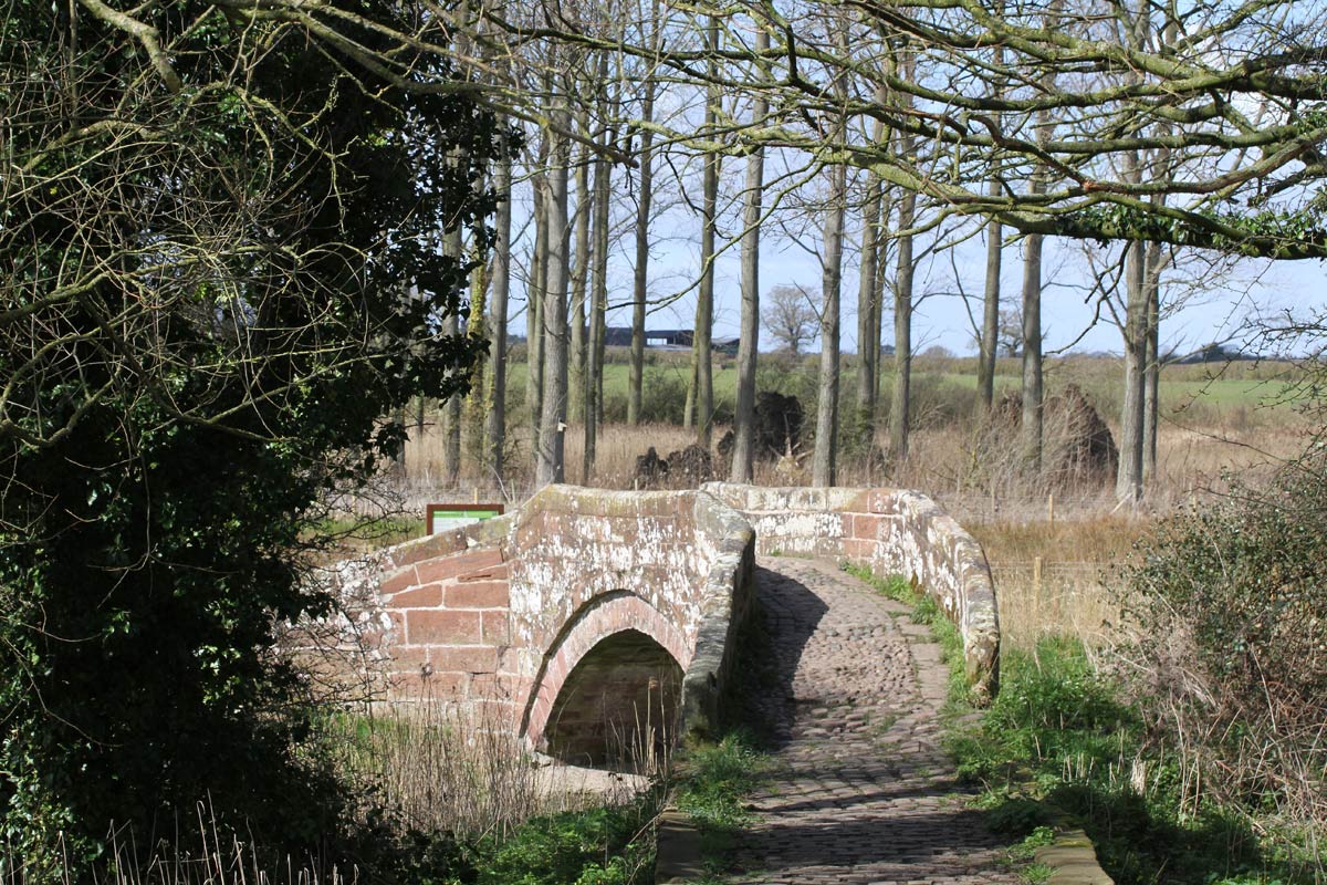 View of the middle bridge Hockenhull Platts  View of the middle bridge Hockenhull Platts