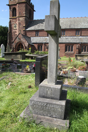 Grave in St.James' churchyard Christleton