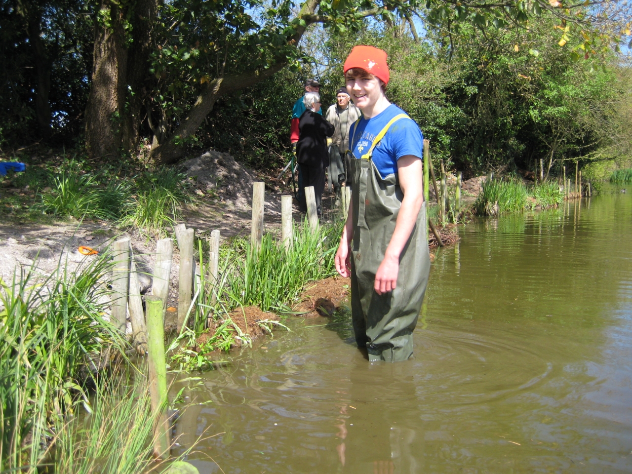 Working at Christleton Pit