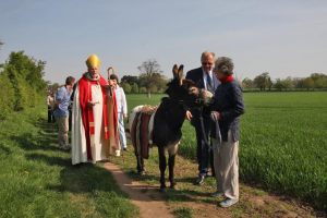 Lucious leads the Easter Procession