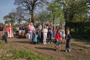 Setting off for the Easter Procession