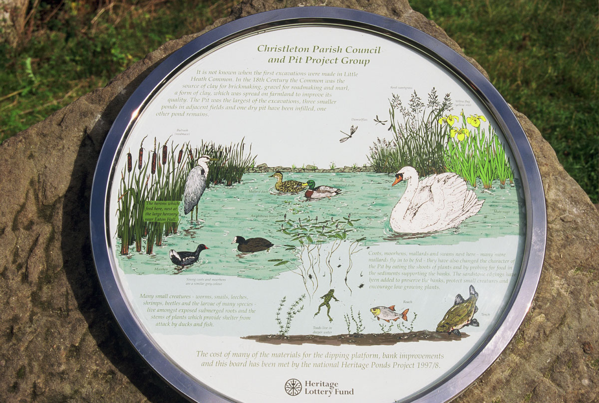 Commerative Plaque Christleton Pit  Commerative Plaque Christleton Pit