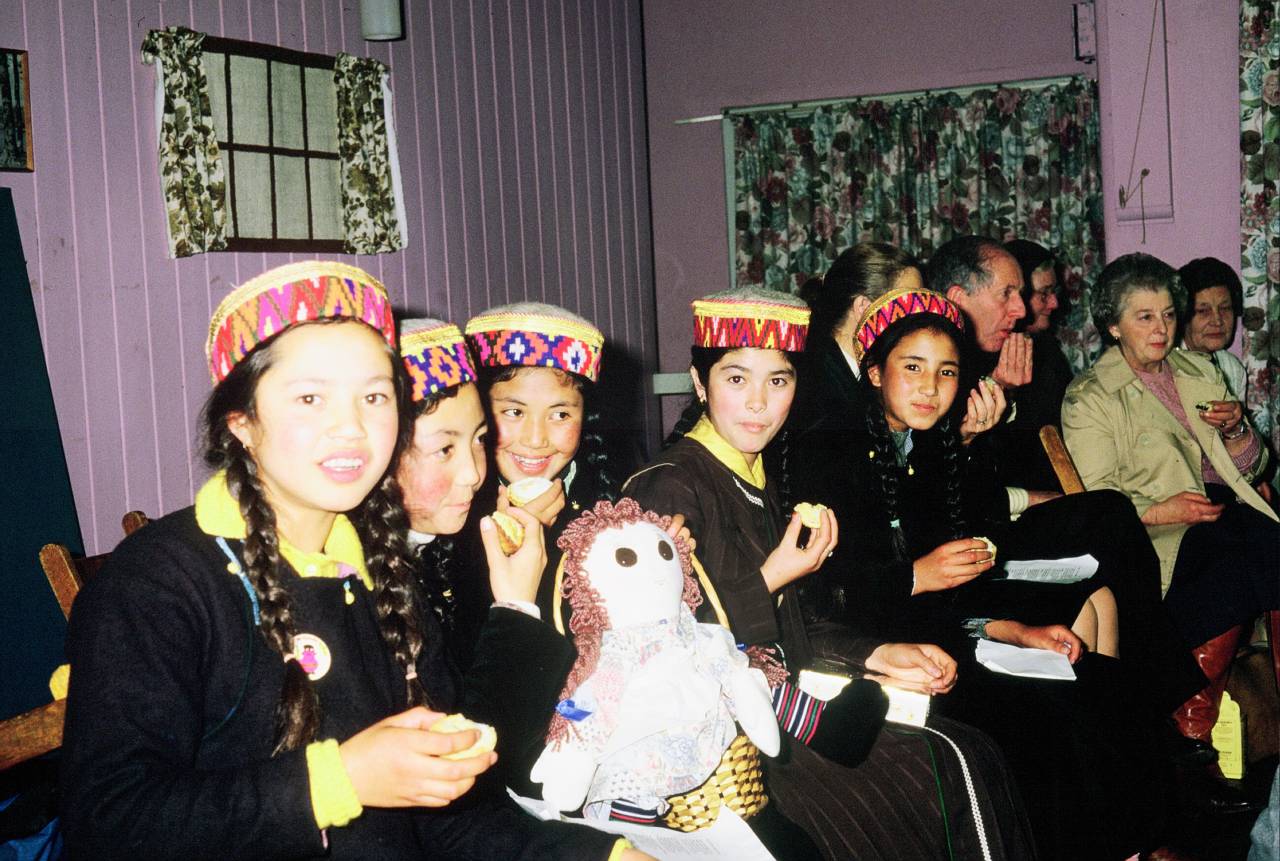  Ladakh Girls at WI Hall 