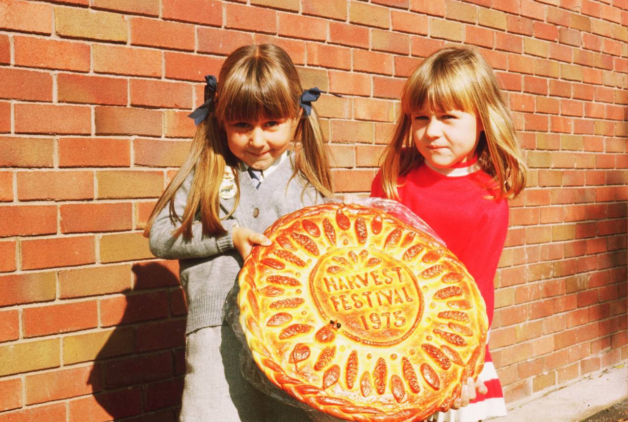  1Christleton Primary School Harvest 1975 