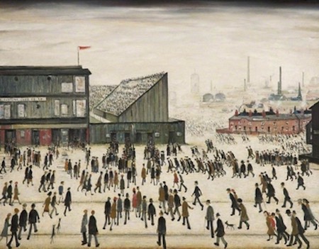 'Going to the Match' by L. S. Lowry 1928