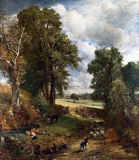 'The Cornfield' by John Constable