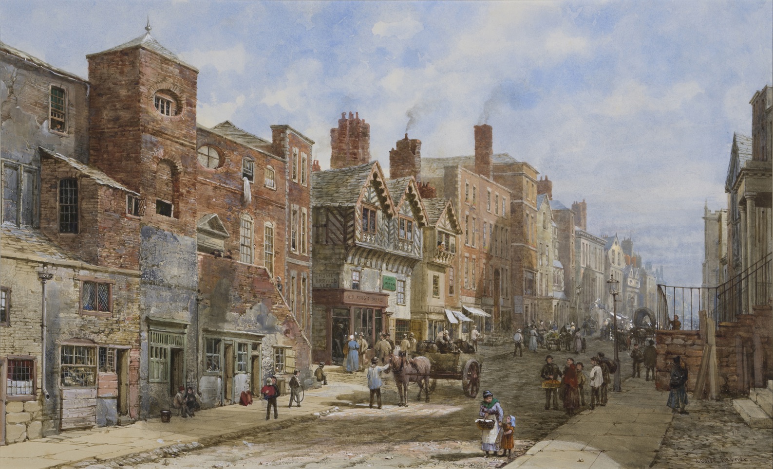 Chester Town Hall by Louise Rayner  Chester Town Hall by Louise Rayner