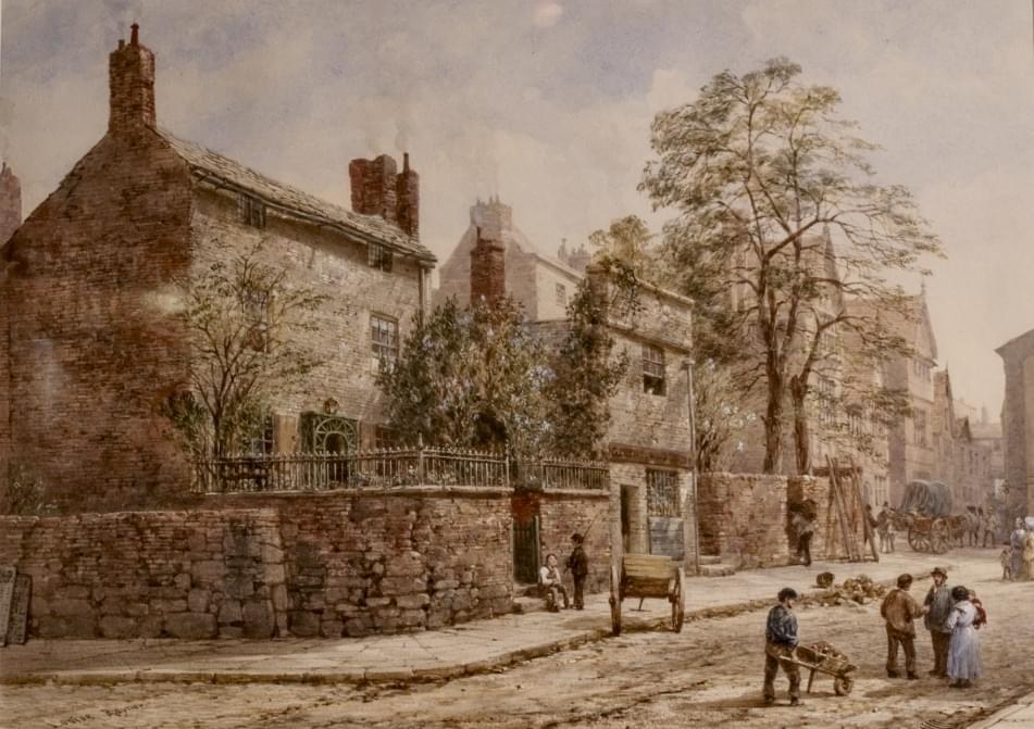 St. Werburgh's Mount in Chester by Louise Rayner  St. Werburgh's Mount in Chester by Louise Rayner