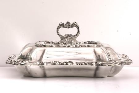 Old Sheffield Plate Serving Bowl c.1820