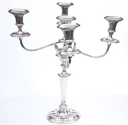 Silverplated Candelabara