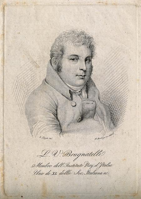 The Italian scientist, Luigi Brugnatelli