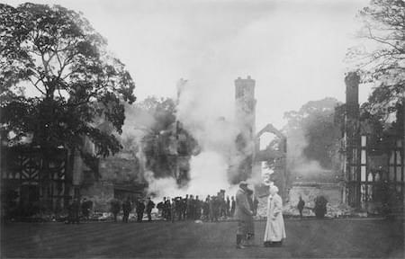 Carden Hall, September 1912 following a devastating fire