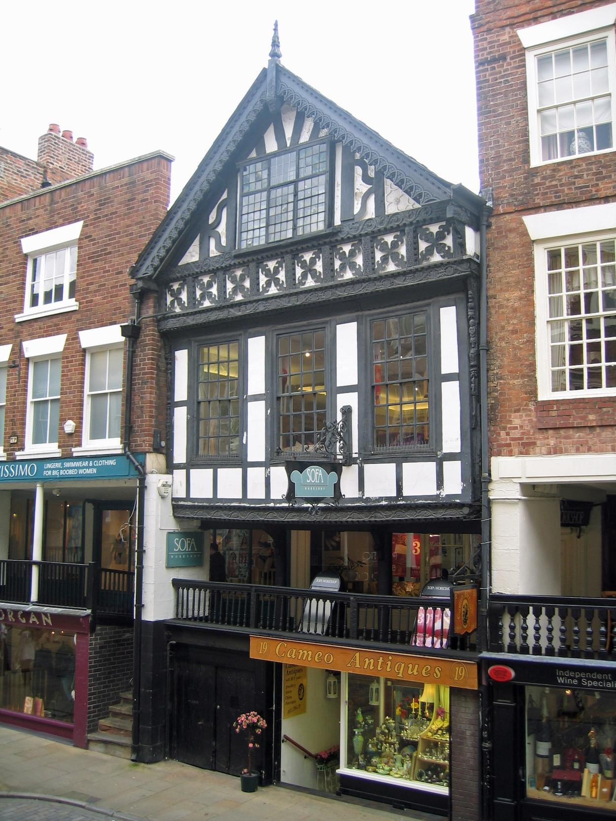 Leche House, Watergate St, Chester. (Photo by Peter I. Vardy)   Leche House, Watergate St, Chester. (Photo by Peter I. Vardy)
