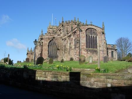 St. Oswald's Parish Church in Malpas