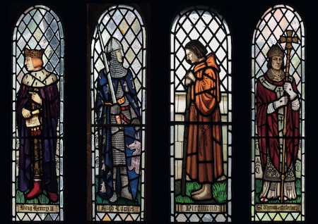 Early window by Trina Cox in Chester Cathedral Cloister