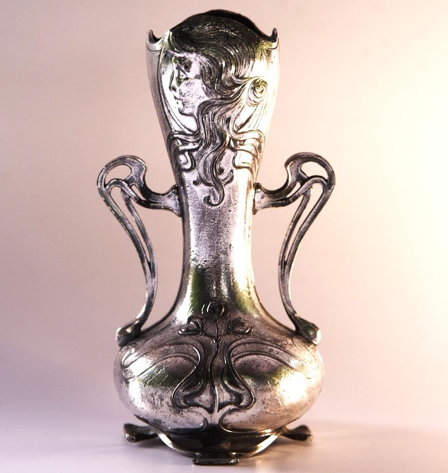 1920’s silver-plated vase, WMF