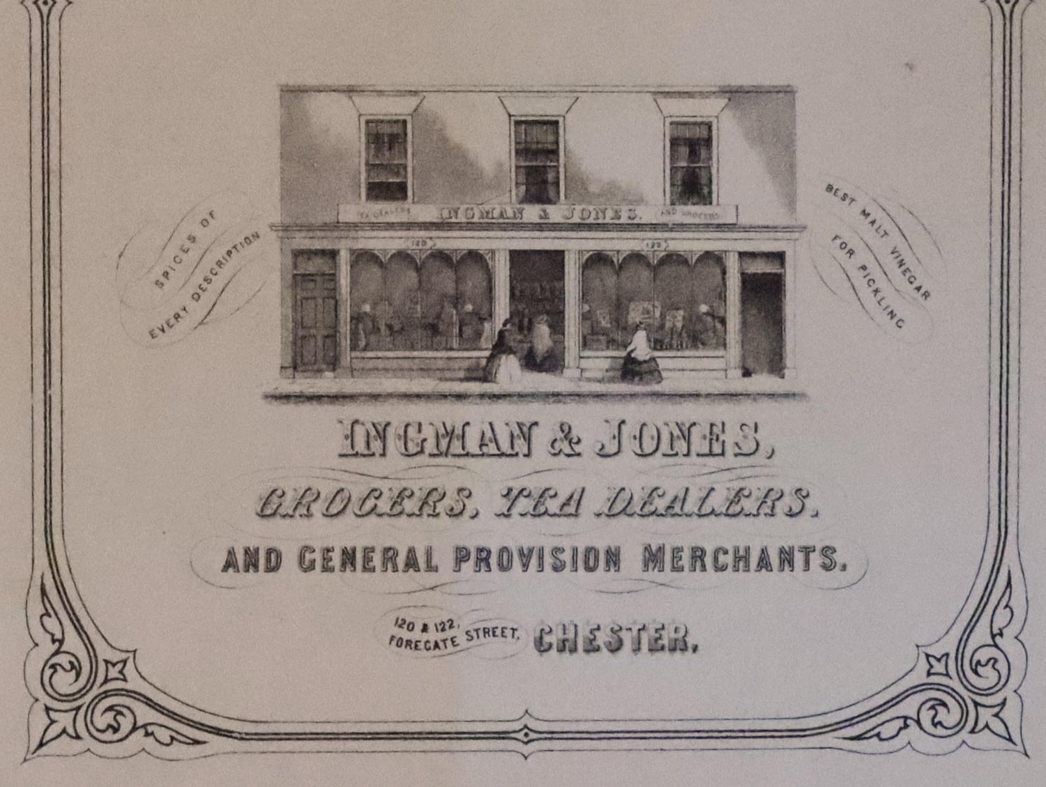 Ingham & Jones, Foregate Street, Chester c.1860