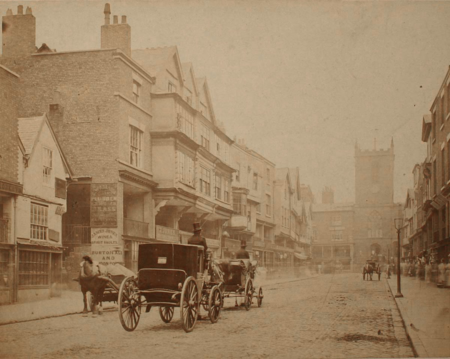 Bridge Street. Photograph c.1890  Bridge Street. Photograph c.1890