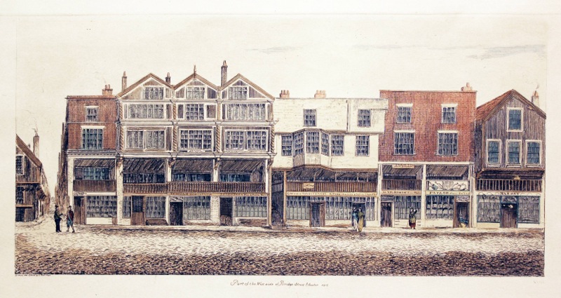 Part of the West Side of Bridge Street. George Batenham. This is the later 1880 edition  Part of the West Side of Bridge Street. George Batenham. This is the later 1880 edition