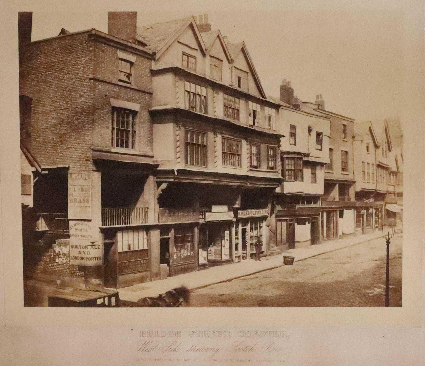 West Side of Bridge Street showing Scotch Row  West Side of Bridge Street showing Scotch Row