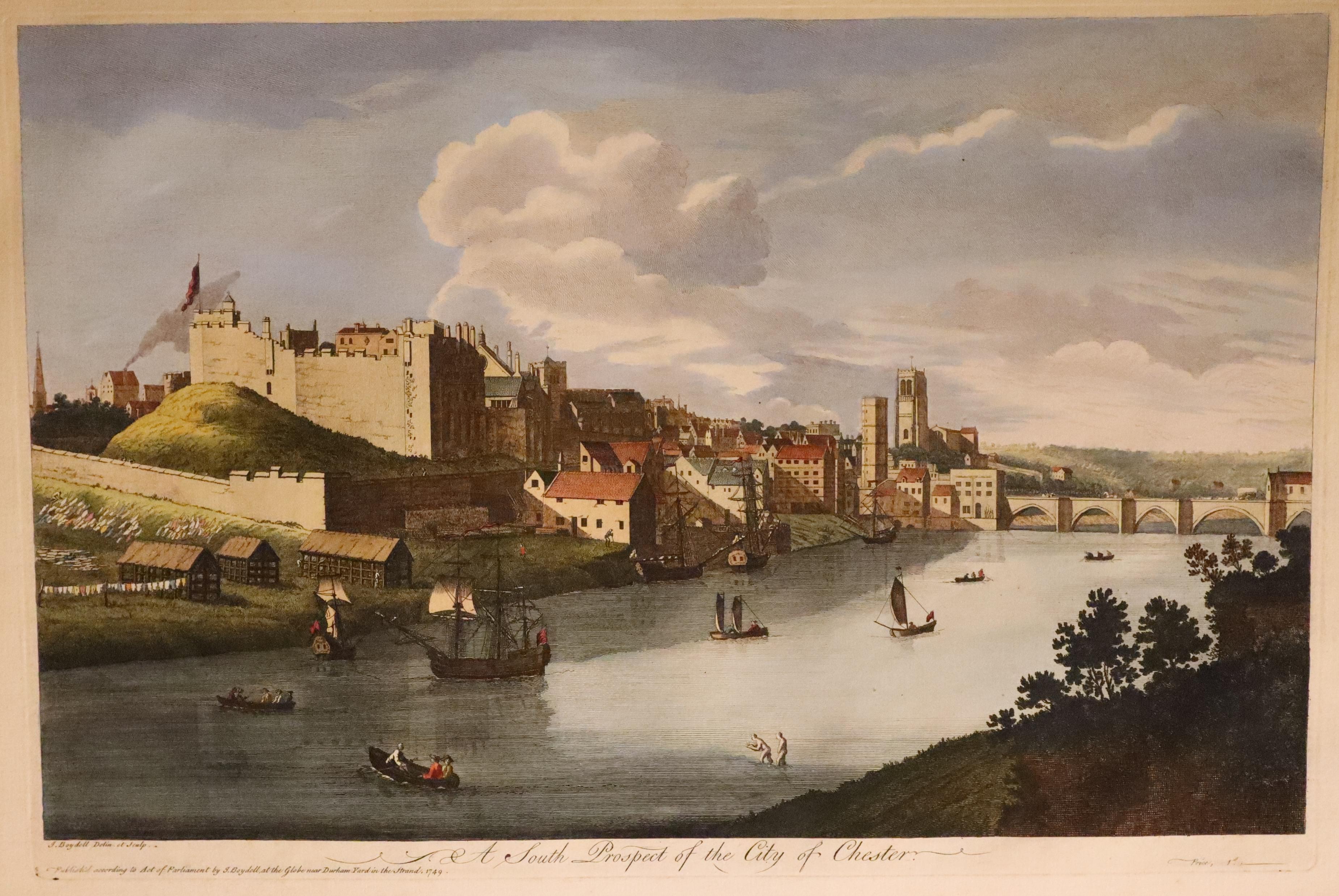 A South Prospect of Chester by J. Boydell 1749