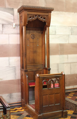 Wardens Pew at St. James' Christleton