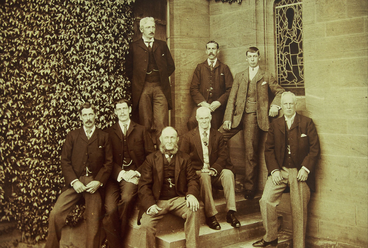 Bellringers in Christleton c.1920  Bellringers in Christleton c.1920