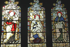 St.John, Mdonna and St. Luke Window St. James' Christleton