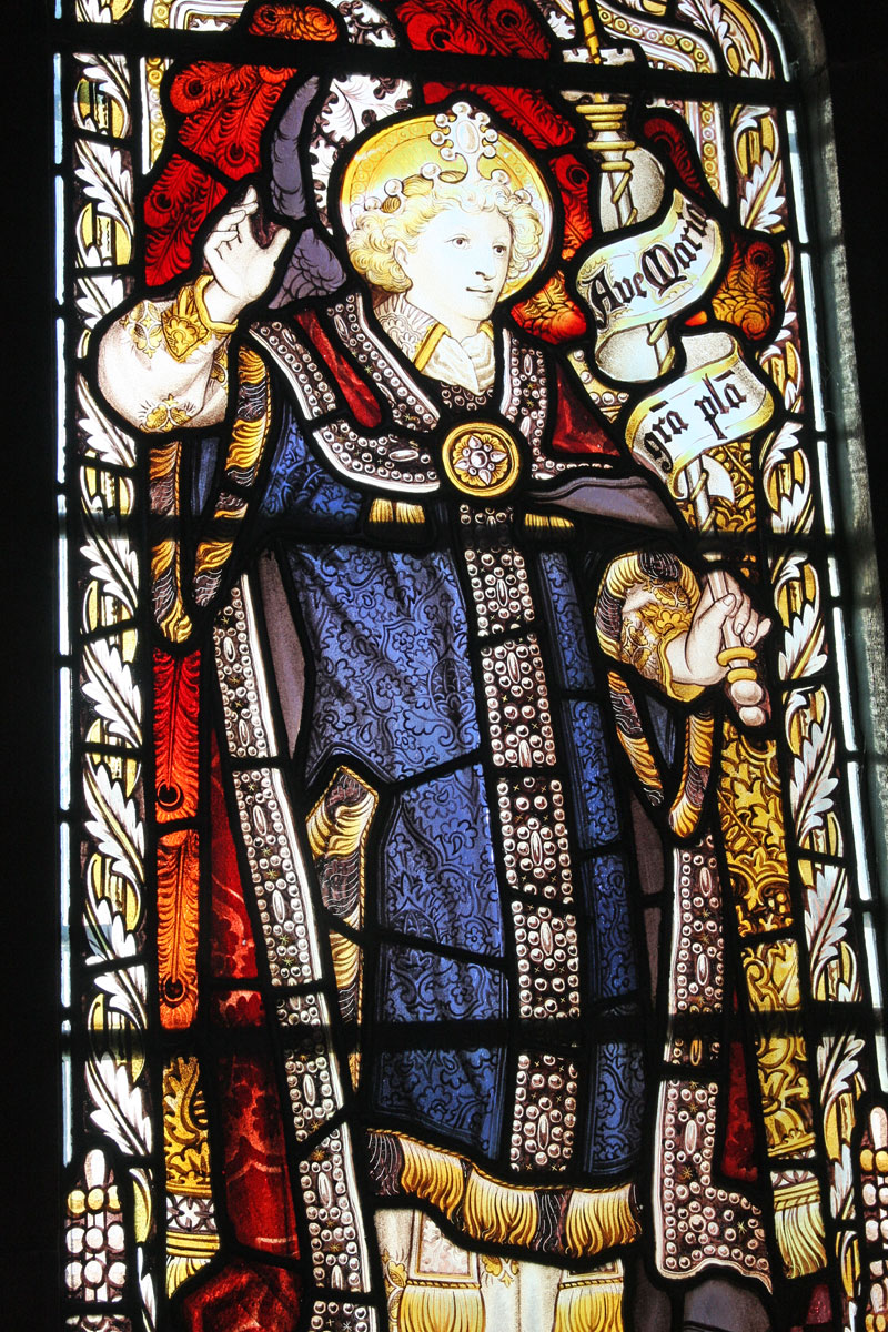 Annunciation Kempe window St. James' Christleton  Annunciation Kempe window St. James' Christleton