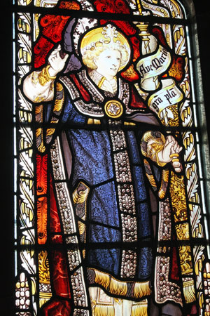 Annunciation Kempe window St. James' Christleton
