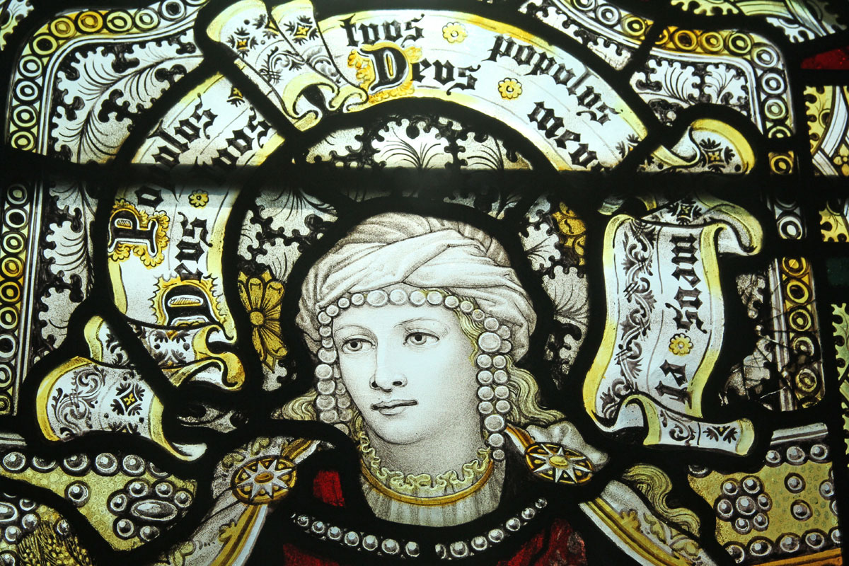 St. John & Ruth window St. James' Christleton  St. John & Ruth window St. James' Christleton