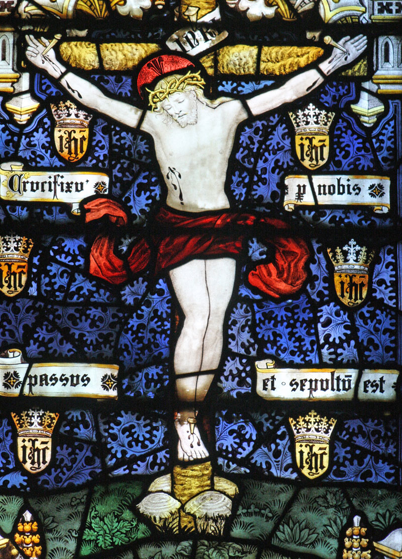 East Window Christ at St. James' Christleton  East Window Christ at St. James' Christleton