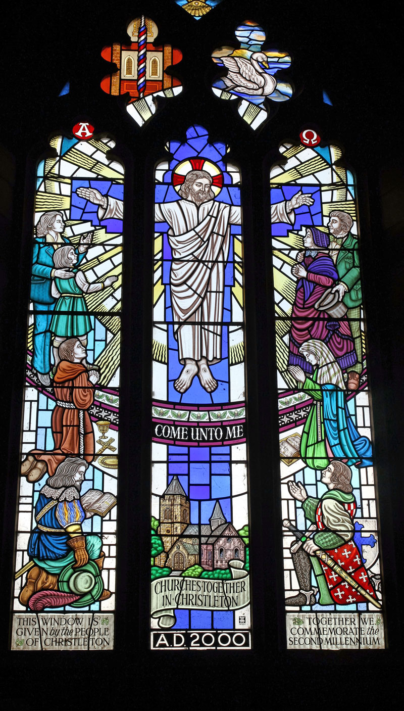 Millennium Window at St. James' Christleton  Millennium Window at St. James' Christleton