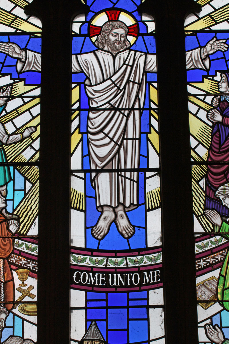 Detail of Millennium Window at St. James' Christleton  Detail of Millennium Window at St. James' Christleton