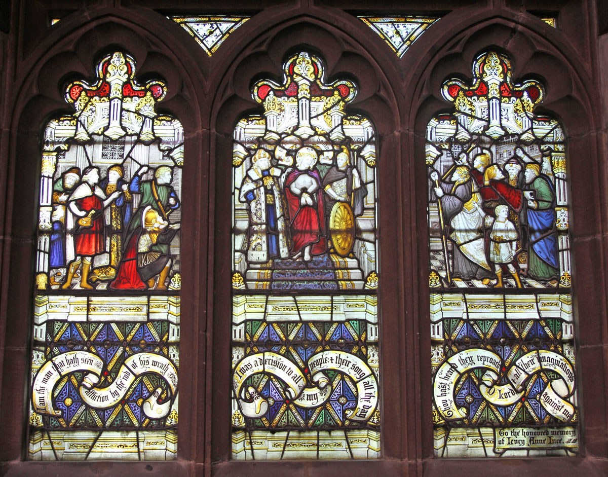 Lucy Ann Ince Memorial Window at St. James' Christleton  Lucy Ann Ince Memorial Window at St. James' Christleton