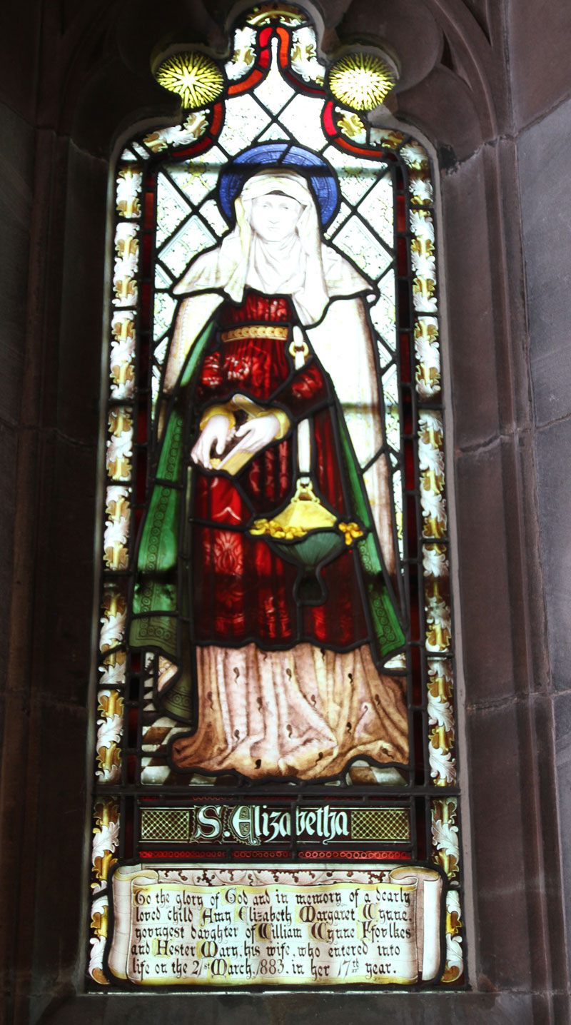 St Elizabetha Window at St. James' Christleton  St Elizabetha Window at St. James' Christleton