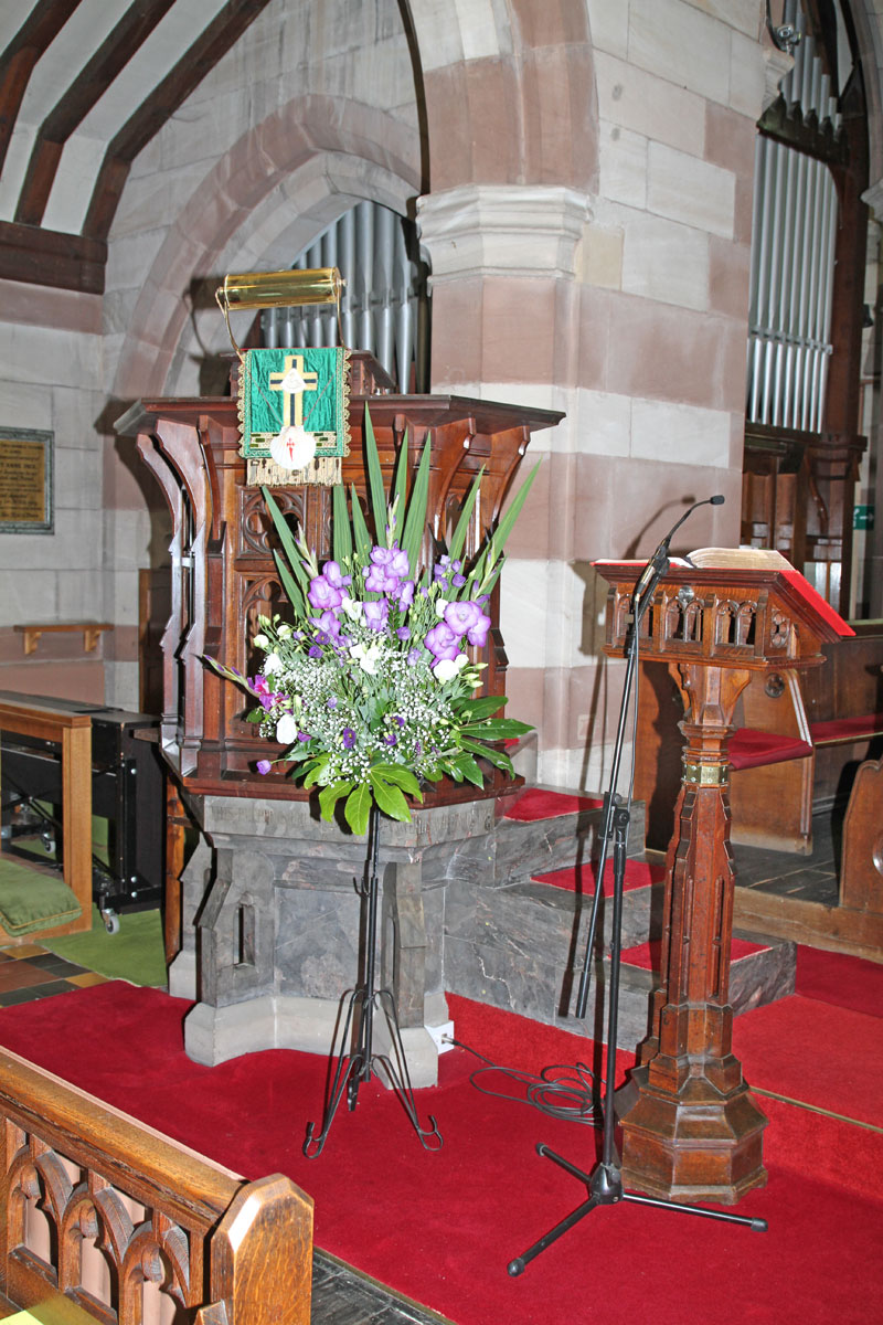 Pulpit and Lecturn St. James' Christleton  Pulpit and Lecturn St. James' Christleton