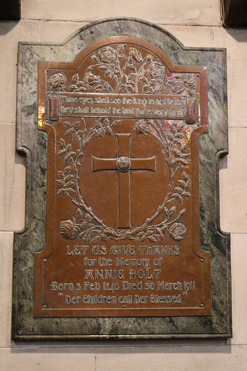 The Annie Rolt Memorial  The Annie Rolt Memorial