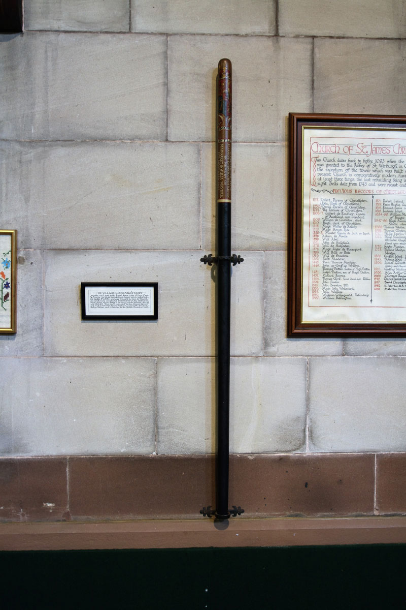 Constables Staff at St. James' Christleton  Constables Staff at St. James' Christleton