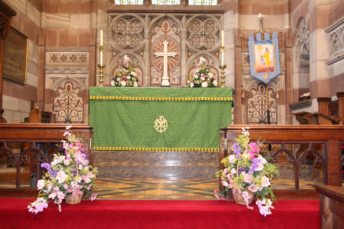 The Green Altar Cloth  The Green Altar Cloth
