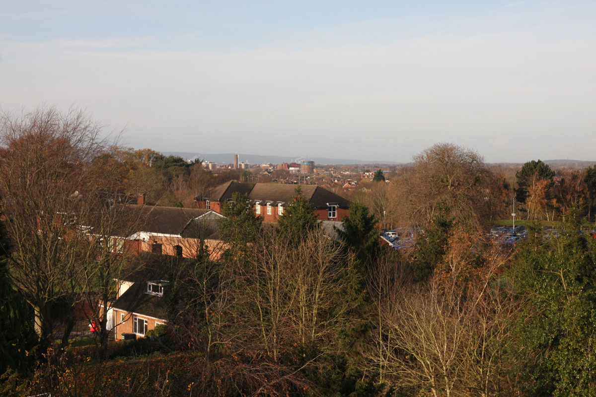 Looking towards Boughton from  St.James' Christleton  Looking towards Boughton from  St.James' Christleton