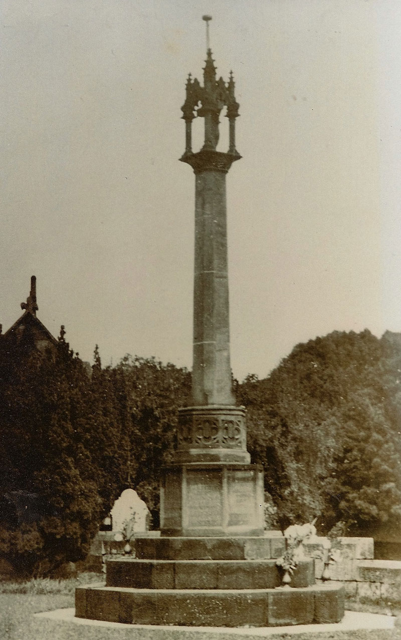 The original War Memorial in Christleton  The original War Memorial in Christleton