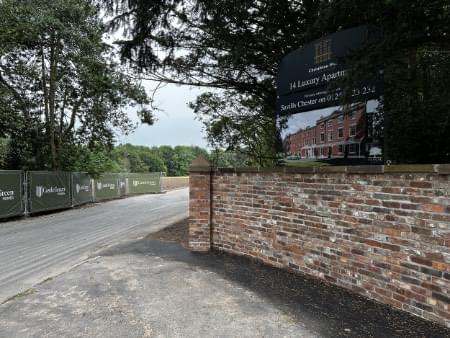 Newly built wall 23rd June 2023