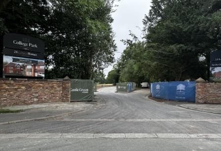 Widened entrance 23rd June 2023