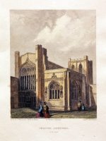  Chester Cathedral S. W. View. C. Warren. From Winkle's Cathdrals circa 1842 