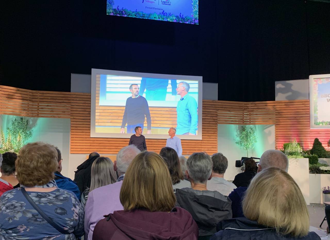 Adam Frost on stage  Adam Frost on stage