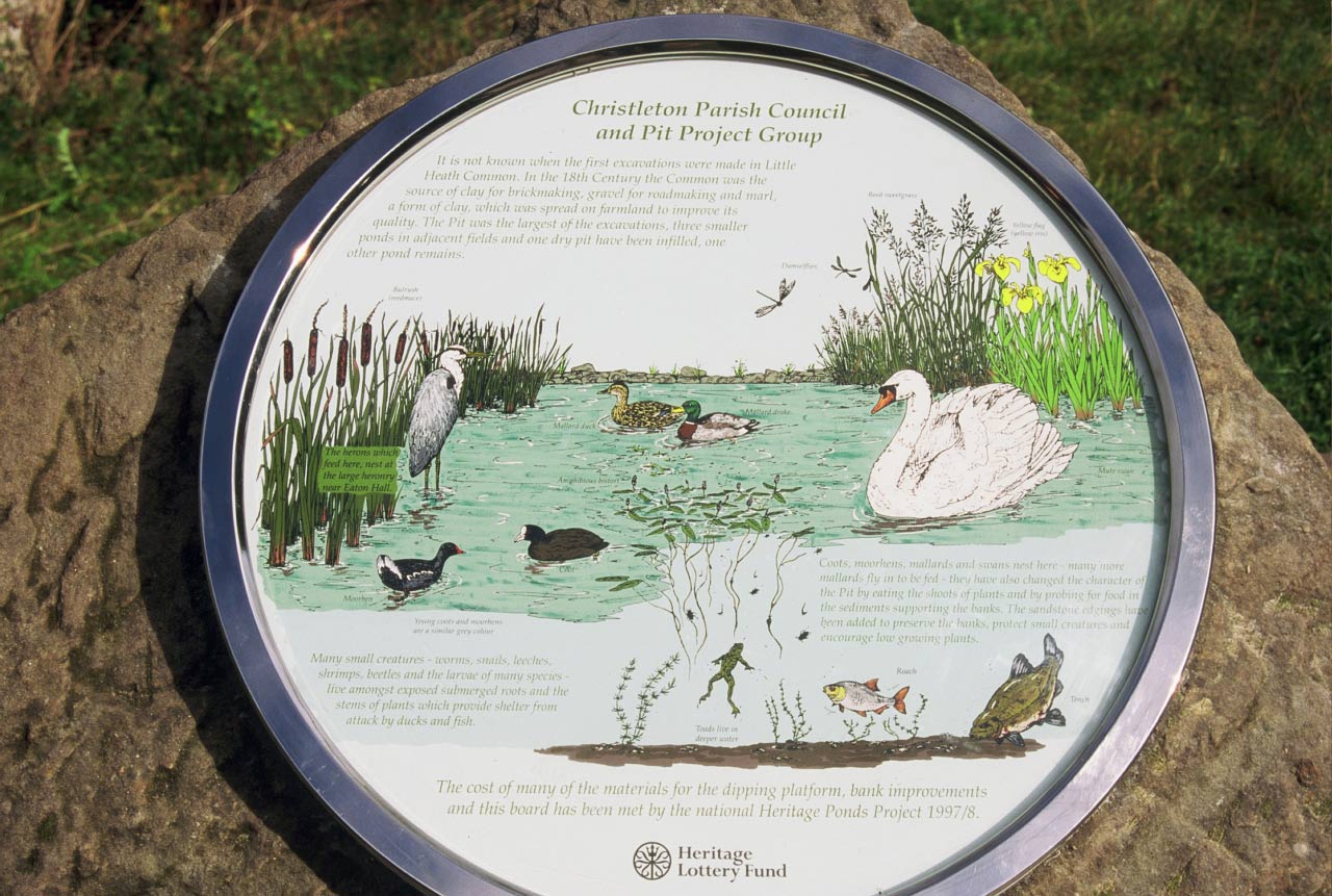 Christleton Pit Commemorative Plaque  Christleton Pit Commemorative Plaque