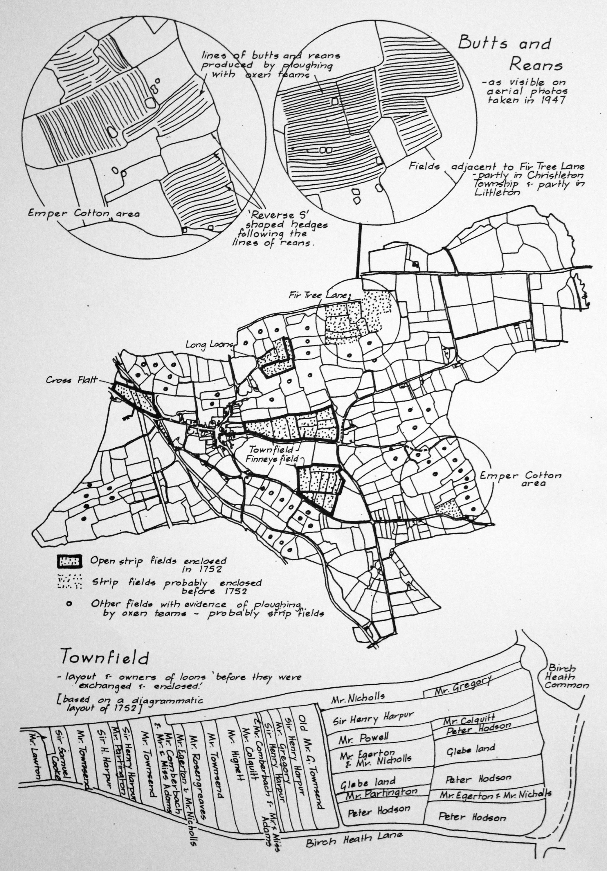 Land in Christleton in 1752  Land in Christleton in 1752
