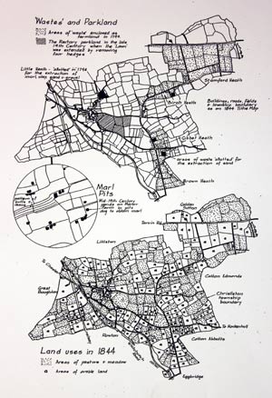 Christleton Land in 1794 and 1844